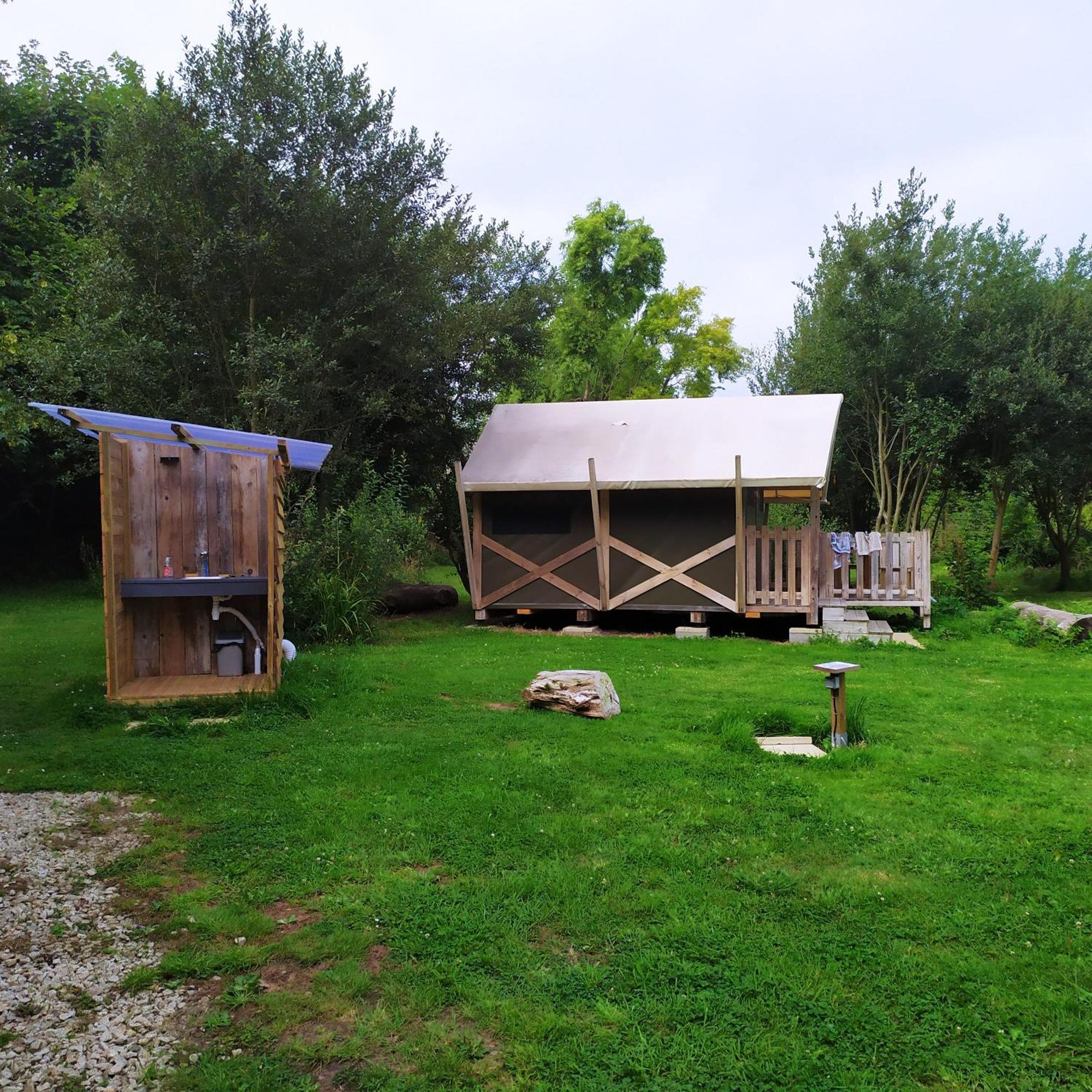Camping Kerlaudy Mer et Yourtes Plouenan Bagian luar foto