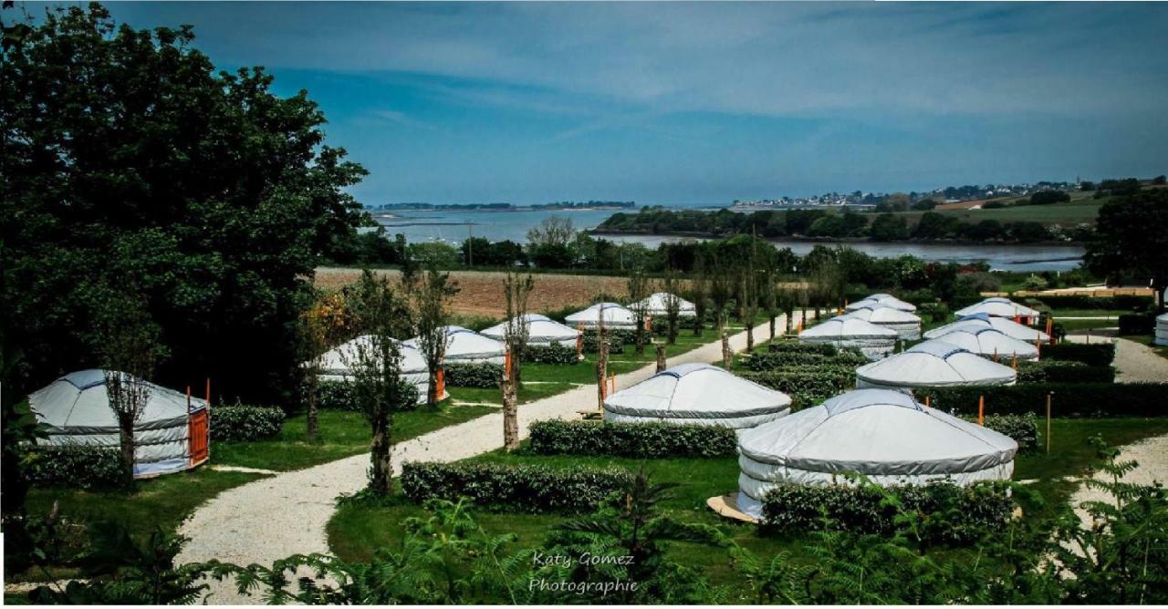 Camping Kerlaudy Mer et Yourtes Plouenan Bagian luar foto